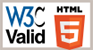 Valid HTML5